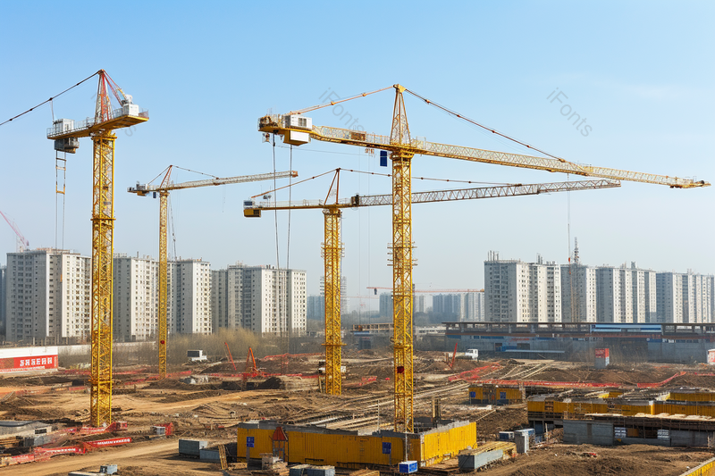 建造建筑工地塔吊,高清,摄影图,摄影图片,图片大全,摄影图免费下载